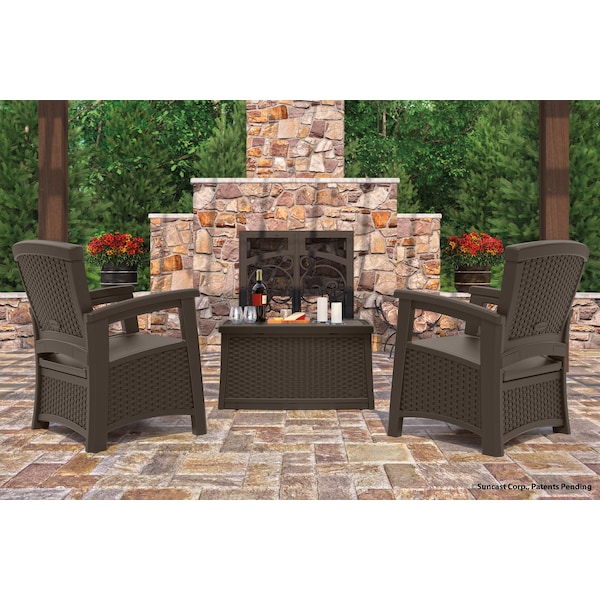 Suncast Elements Classic Patio Set BMSET3300J Zoro